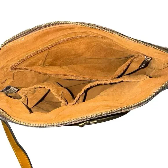 Patricia Nash Avellino Kisslock Leather Crossbody Purse - Picture 5 of 9